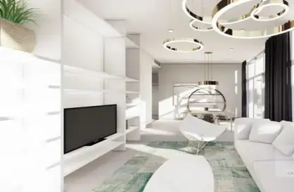 Living Room image for: Apartment - 1 Bedroom - 2 Bathrooms for sale in Seerah - Al Mamsha - Muwaileh - Sharjah, Image 1