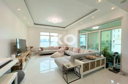 Apartment - 3 Bedrooms - 2 Bathrooms for rent in Jash Falqa - Shoreline Apartments - Palm Jumeirah - Dubai
