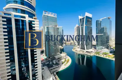 Apartment - 1 Bedroom - 2 Bathrooms for rent in Green Lakes Towers - JLT Cluster S - Jumeirah Lake Towers - Dubai