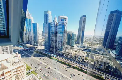 Office Space - Studio - 4 Bathrooms for rent in Aspin Tower - Sheikh Zayed Road - Dubai