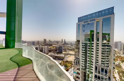 بنتهاوس - 3 غرف نوم - 4 حمامات للايجار في الفا جرين تاور - قرية الجميرا سركل - دبي