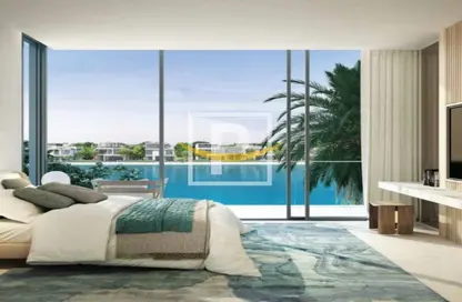 Pool image for: Villa - 6 Bedrooms - 7 Bathrooms for sale in Frond K - Signature Villas - Palm Jebel Ali - Dubai, Image 1