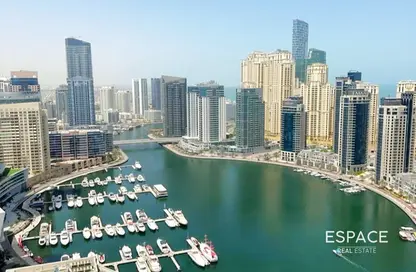 Apartment - 3 Bedrooms - 4 Bathrooms for sale in Silverene Tower A - Silverene - Dubai Marina - Dubai