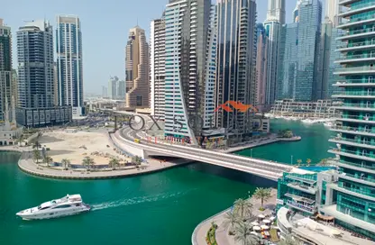 شقة - غرفة نوم - 1 حمام للايجار في برج الزمان والمكان - دبي مارينا - دبي