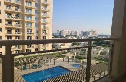 Pool image for: Apartment - 2 Bedrooms - 3 Bathrooms for sale in Azizi Residence - Al Furjan - Dubai, Image 1