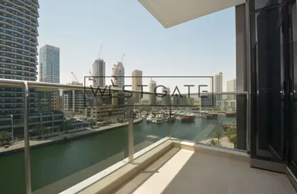 Balcony image for: Apartment - 2 Bedrooms - 3 Bathrooms for sale in Sparkle Tower 1 - Sparkle Towers - Dubai Marina - Dubai, Image 1