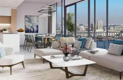 Apartment - 2 Bedrooms - 4 Bathrooms for sale in Seapoint - EMAAR Beachfront - Dubai Harbour - Dubai