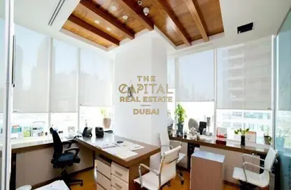 Office image for: Office Space - Studio - 2 Bathrooms for rent in Reef Tower - Lake Elucio - Jumeirah Lake Towers - Dubai, Image 1