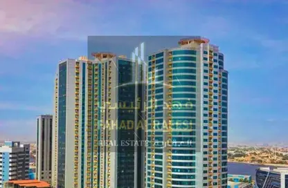شقة - غرفة نوم - 2 حمامات للبيع في أورينت تاور 2 - أورينت تاور - البستان - عجمان