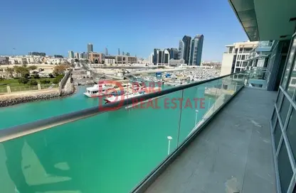 Balcony image for: Apartment - 1 Bathroom for rent in Al Marasy - Al Bateen - Abu Dhabi, Image 1