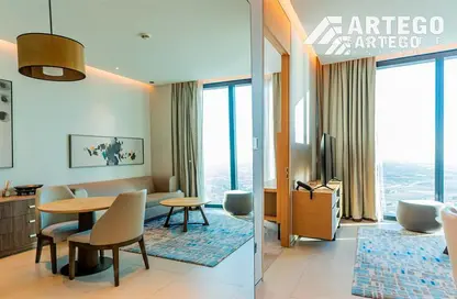 Apartment - 1 Bedroom - 1 Bathroom for rent in Jumeirah Gate Tower 2 - The Address Jumeirah Resort and Spa - Jumeirah Beach Residence - Dubai