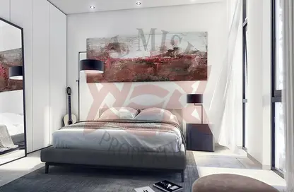 Room / Bedroom image for: Apartment - 1 Bedroom - 2 Bathrooms for sale in The Link - East Village - Aljada - Sharjah, Image 1