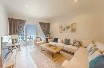 Apartment - 3 Bedrooms - 4 Bathrooms for rent in Marina Heights - Dubai Marina - Dubai