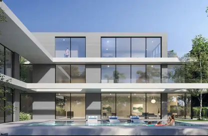 Outdoor House image for: Villa - 5 Bedrooms - 7 Bathrooms for sale in Jouri Hills - Jumeirah Golf Estates - Dubai, Image 1
