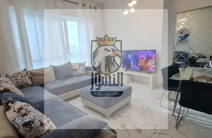 Apartment - 1 Bedroom - 2 Bathrooms for rent in Oasis Tower - Al Rashidiya 1 - Al Rashidiya - Ajman