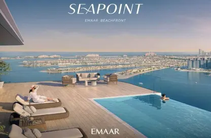 Apartment - 3 Bedrooms - 3 Bathrooms for sale in Seapoint - EMAAR Beachfront - Dubai Harbour - Dubai
