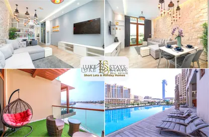 Pool image for: Apartment - 1 Bathroom for rent in Palm Views West - Palm Views - Palm Jumeirah - Dubai, Image 1