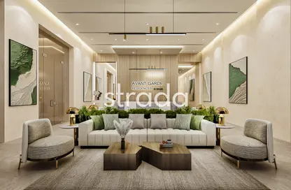 Living Room image for: Apartment - 1 Bathroom for sale in Avant Garde Residences - Jumeirah Village Circle - Dubai, Image 1