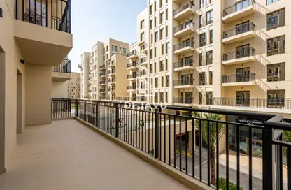 Balcony image for: Apartment - 3 Bedrooms - 3 Bathrooms for sale in Hayat Boulevard - Town Square - Dubai, Image 1