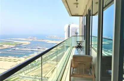شقة - 2 غرف نوم - 3 حمامات للايجار في أوشن هايتس - دبي مارينا - دبي