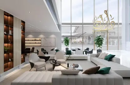 Living Room image for: Apartment - 2 Bedrooms - 3 Bathrooms for sale in Azizi Riviera 22 - Meydan One - Meydan - Dubai, Image 1