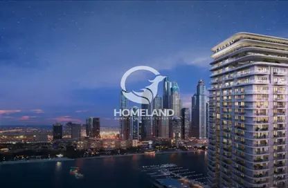 Apartment - 1 Bedroom - 1 Bathroom for sale in Beachgate by Address - EMAAR Beachfront - Dubai Harbour - Dubai