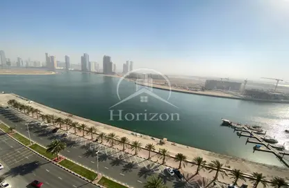 Apartment - 3 Bedrooms - 5 Bathrooms for rent in Beach Tower 1 - Al Khan Lagoon - Al Khan - Sharjah