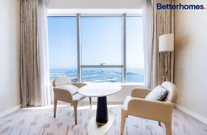 Apartment - Studio - 1 Bathroom for rent in The Palm Tower - Palm Jumeirah - Dubai