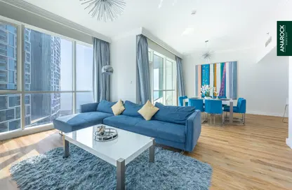 Apartment - 2 Bedrooms - 3 Bathrooms for rent in Al Bateen Residences - Jumeirah Beach Residence - Dubai