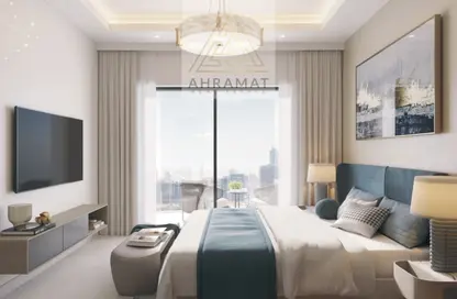 Apartment - 1 Bedroom - 2 Bathrooms for sale in Tower C1 - Ajman Pearl Towers - Ajman Downtown - Ajman