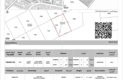 Land - Studio for sale in Al Helio 1 - Al Helio - Ajman