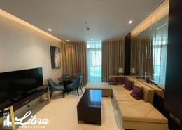 Living Room image for: Apartment - 1 bedroom - 2 bathrooms for rent in Upper Crest - Downtown Dubai - Dubai, Image 1