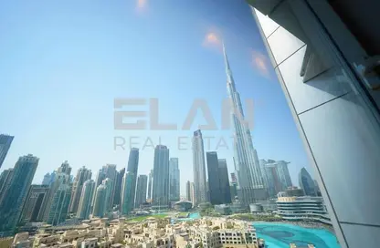 شقة - غرفة نوم - 2 حمامات للايجار في فندق برج ليك - العنوان داون تاون - دبي وسط المدينة - دبي