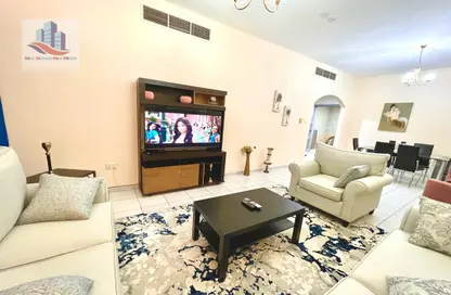 Living Room image for: Apartment - 2 Bedrooms - 1 Bathroom for rent in Al Qasba - Sharjah, Image 1