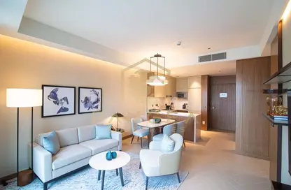 صورة لـ غرفة المعيشة / غرفة الطعام شقة - غرفة نوم - 2 حمامات للايجار في العنوان رزيدنسز برج الأوبرا دبي 1 - ذو ادراس ريزيدنس دبي أوبرا - دبي وسط المدينة - دبي ، صورة رقم 1