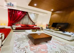 Living Room image for: Apartment - 2 bedrooms - 3 bathrooms for rent in Rose Tower - Al Khan - Sharjah, Image 1