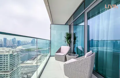 Apartment - 1 Bedroom - 2 Bathrooms for rent in Beach Vista - EMAAR Beachfront - Dubai Harbour - Dubai