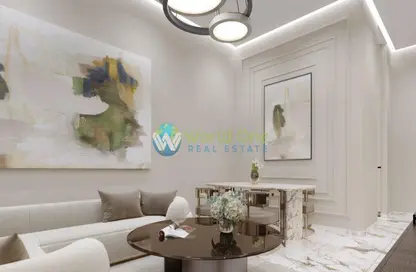 Living Room image for: Apartment - 2 Bedrooms - 3 Bathrooms for sale in Volga Tower - Jumeirah Village Triangle - Dubai, Image 1