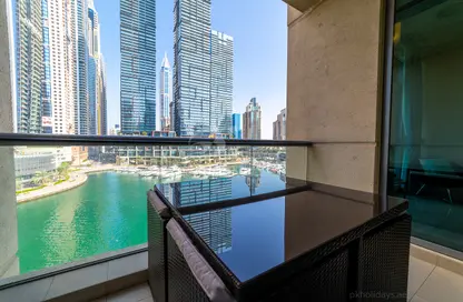 Apartment - 1 Bedroom - 2 Bathrooms for rent in Iris Blue - Dubai Marina - Dubai