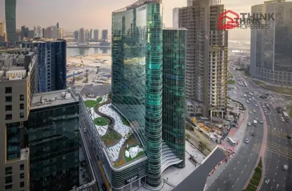 Office Space - Studio - 1 Bathroom for rent in The Binary Tower - Business Bay - Dubai
