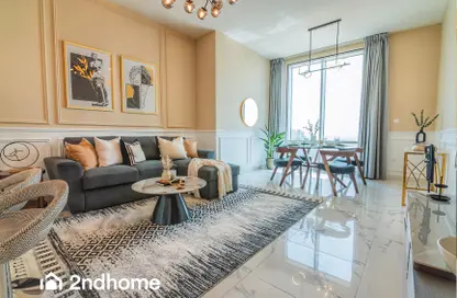 Living / Dining Room image for: Apartment - 1 Bedroom - 1 Bathroom for rent in Amna - Al Habtoor City - Business Bay - Dubai, Image 1