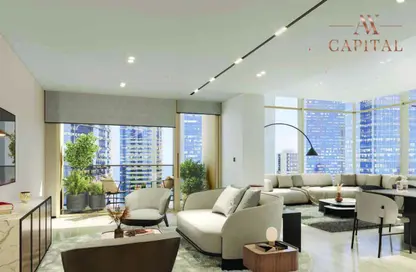 Living Room image for: Apartment - 1 Bedroom - 1 Bathroom for sale in DIFC Living - DIFC - Dubai, Image 1
