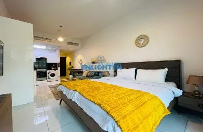 Apartment - Studio - 1 Bathroom for rent in Plazzo Heights - Jumeirah Village Circle - Dubai