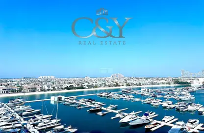 Water View image for: Apartment - 2 Bedrooms - 3 Bathrooms for rent in Oceana Pacific - Oceana - Palm Jumeirah - Dubai, Image 1