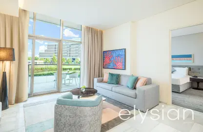 Living Room image for: Apartment - 1 Bedroom - 1 Bathroom for rent in The 8 - The Crescent - Palm Jumeirah - Dubai, Image 1