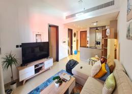 صورةغرفة المعيشة لـ: شقة - 1 غرفة نوم - 2 حمامات للبيع في برج ريجيل - قرية الجميرا سركل - دبي, صورة 1