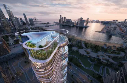 Apartment - 1 Bedroom - 2 Bathrooms for sale in Cavalli Casa Tower - Dubai Media City - Dubai