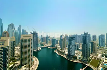 Apartment - 3 Bedrooms - 5 Bathrooms for rent in JAM Marina Residence - Dubai Marina - Dubai