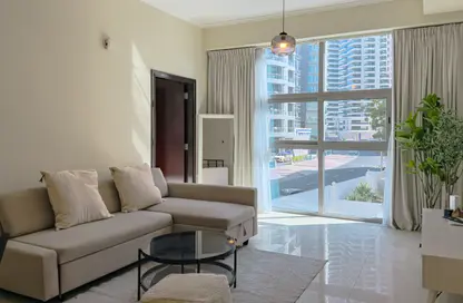 شقة - 1 حمام للايجار في برج دي إي سي 1 - D.E.C.  أبراج - دبي مارينا - دبي