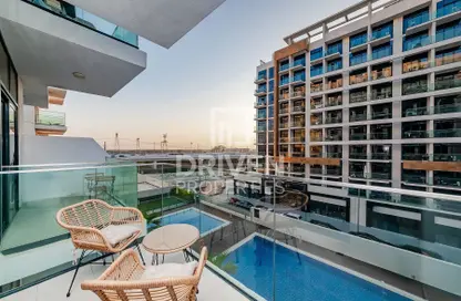 Apartment - Studio - 1 Bathroom for rent in AZIZI Riviera 48 - Meydan One - Meydan - Dubai